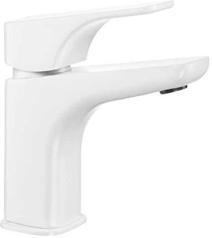 Hochwertige Waschtischarmatur- Armatur-Hochdruckarmatur-Einhebelmischer-Badarmatur-Weiß Glänzend -NEUHEIT-Modell:HIAZYNT-Fa.Deante