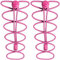 CampTeck U6603 Lacets Autobloquants Lacets Elastique avec Système Verrouillage sans Nœud idéal - Rose - 1 Paire