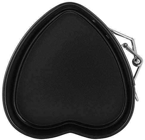 Teglie a Molla, Teglia Per Cheesecake a Forma di Cuore con Vassoio Rimovibile Teglia a Molla Teglia a Molla in Acciaio al Carbonio Per Stampi da Forno Per Cheesecake Per Pentole