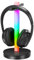 ZANCHIE Auriculares Inalámbricos TV, Cascos Inalámbricos para Televisióncon Transmisor de RF, Soporte para Auriculares con iluminación RGB, Sin Retardo Audio-Alcance 100 m (Digital Óptico Aux)