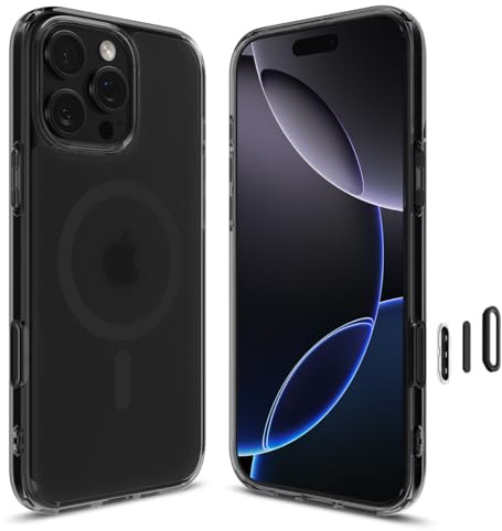 Spigen Ultra Hybrid T MagFit Case for iPhone 16 Pro Max [Camera Control Covered] [MagSafe Compatible] - Frost Black