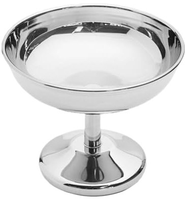 Taza de helado, cuencos de postre de acero inoxidable, copas de aperitivos de frutas, recipiente para servir ahorro de espacio, plato de parfait de pudín, exhibición de mousse de plátano, soporte