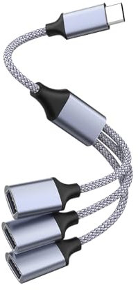 Tipo C maschio a 3 USB2.0 femmina cavo adattatore USB C OTG Splitter cavo convertitori hub multipli per laptop tablet USB C Splitter