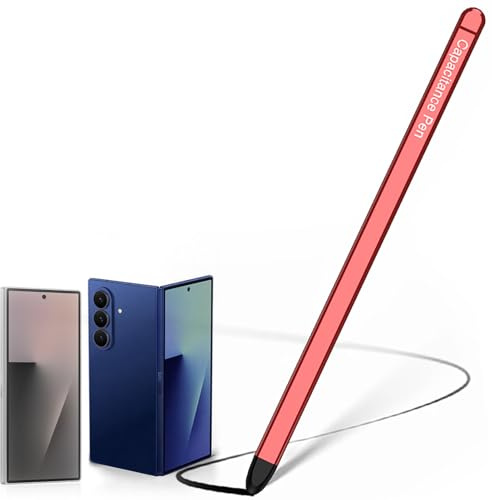 Fold7 Stylus, Galaxy s Ultra Pen, sostituzione Samsung S Pen, penne di input per tablet per tutti i touch screen/Galaxy Tab A9+/tablet Samsung/Android/iOS Pad-Rosso