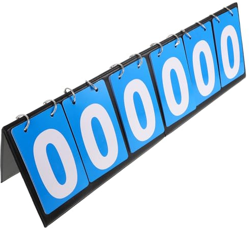 Parliky Tableau de Score Portable Multifonction Chiffres pour Tennis de Table et Basketball Affichage Clair et Marqueur de Score Pratique pour Sports comme Football et Badminton