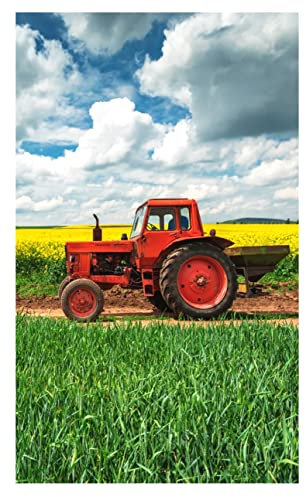 Kinder Handtuch 100% Baumwolle Gesichtstuch Waschlappen (Traktor)