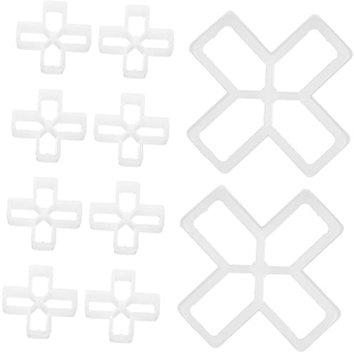 Mikikit 100pcs Tile Grout Spacers Cross Tile Leveling Clips for Easy Installation Solid Material
