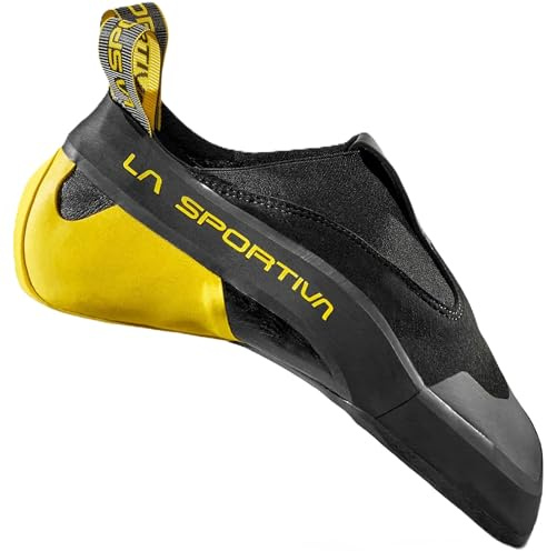 LA SPORTIVA Unisex Cobra 4.99 Scarpe da Arrampicata, Black-Yellow, 41.5