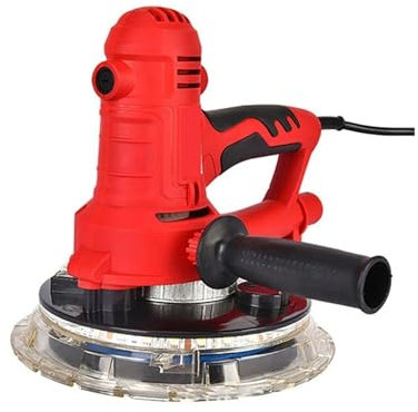Máquina lijadora eléctrica de paneles de yeso de 1250 W, máquina pulidora de eliminación de residuos de pared y suelo con herramientas eléctricas de mano LED Para carpintería, lijado y pulido