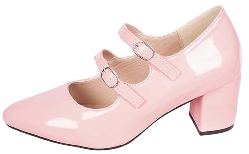 Zapatos tradicionales para mujer, elegantes y cómodos, tirolesa, Oktoberfest, zapatos con correas, tacón en bloque, zapatos festivos, tacones altos, zapatos de boda, zapatos de baile, zapatos de pies
