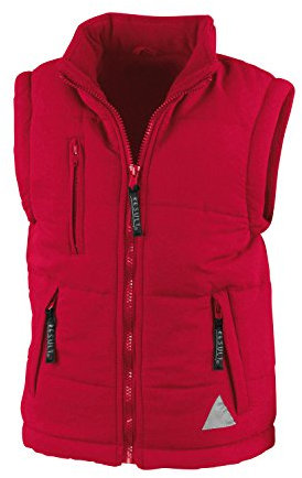 Result Junior Ultra Padded Bodywarmer, Red, XL (11-12)