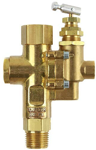 Air Compressor Pilot check valve unloader combination gas discharge 95-125 1/2 FPT TOP INLET X 1/2 MNPT OUTLET FOR GAS COMPRESSORS