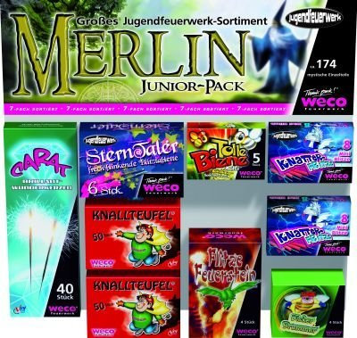 WECO Merlin ca. 174 Teile Jugendsort. Kat.F1 4001076049517