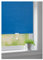 JalousieCrew Springrollo Classic Mittelzugrollo Schnapprollo Rollo blau - Breite 60-220 cm Länge 180 cm und 230 cm Blickdicht Blickschutz (80 x 180 cm)