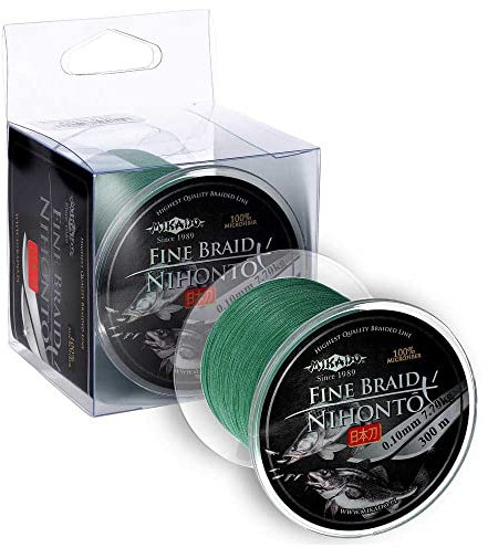 Mikado Nihonto Fine Braid - 0.23mm/20.2Kg/300M - Grün