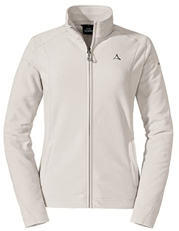 Schöffel Damen Fleece Jacket Leona3, whisper white, 42