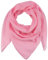 fashionchimp BASIC-Baumwolltuch in Uni-Farben, Unisex-Halstuch aus 100% Baumwolle, quadratisch, Damen und Herren (Rosa)