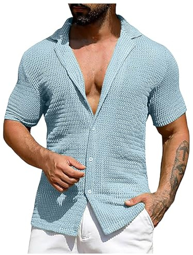 Generico Maglietta Traspirante Uomo Trekking Maglietta Intima Uomo Manica Corta Camicia Flanella Uomo Invernale Regalo 40 Anni Uomo Maglietta Magliette Divertenti Uomo Moto