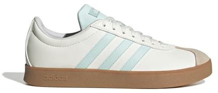 adidas VL Court Base Shoes Womens White/Mint 6 UK
