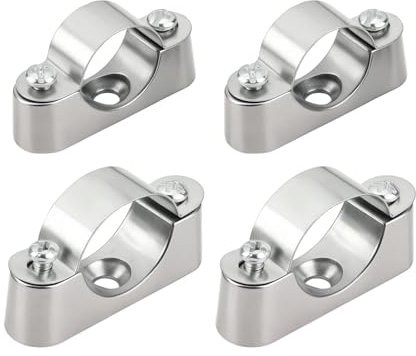 VGOL 40 Piezas de Soporte de Tubería Abrazadera de Soporte de Tubería Clip de Sillín Tarjeta de Pared para Fijación de Tuberías Y Cables Tendido de Tuberías Tuberías Eléctricas (20 Mm 25 Mm)