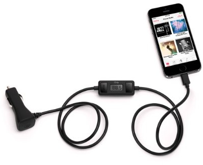 GRIFFIN BT-GA38632 iTrip Auto Lightning Adapter-black