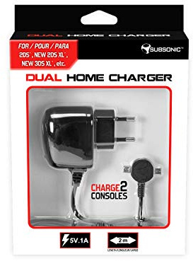 Subsonic - Doble Cargador De Corriente (New Nintendo 3Ds XL, New 2Ds Xl, New 3Ds, 2Ds, 3Ds Xl, dsi)