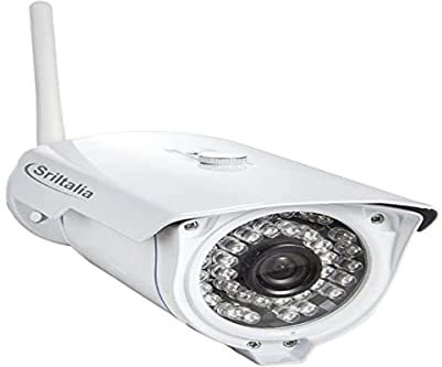 Srihome 1296P 2K WLAN IP Kamera Überwachungskamera Aussen PIR Bewegungserkennung Wasserdicht mit Nachtsicht, Zwei-Wege-Audio, Micro SD Kartenslot ONVIF Outdoor Bullet Kamera(SS)