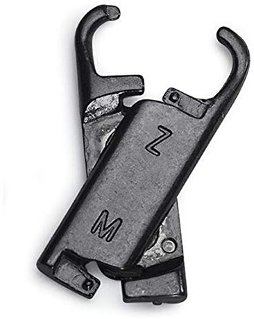 SAGEFINDS Replacement Locking Zipper Pulls | Long-Lasting Fix | 1.5” Metal Pull Extension | Repair for Clothing, Luggage, Backpack | Black | 3 Pack