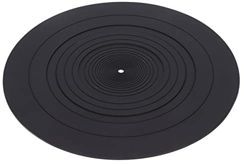 Skivbordsmatta, 12 Tums Vinylskivor Skivspelaresplatta Antistatisk Minska Vibrationer Gummi Skivspelare, för Alla Vinylskivor, Presenter Till Vinylälskare