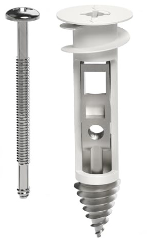 Heavy Duty Drywall Anchors and Screws Kit Including Toggle Anchors & Screws Durable Zinc Plastic Self Drilling Drywall Anchors for Hanging Pictures & More