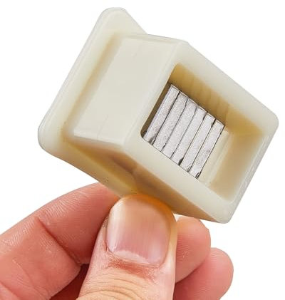 Tcrogsciss Affettatrice per fagioli a passatoia, strumento per tagliare fagioli, strumento per tagliare verdure, affettatrice da cucina