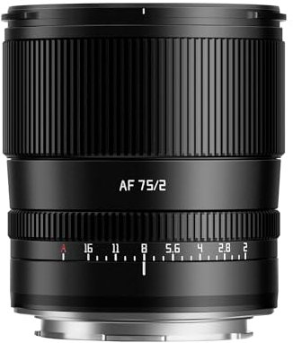 TTARTISAN 75mm F2 Camera Lens for L Mount Auto Focus Full Frame Portrait Lens