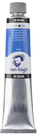Van Gogh Ölfarbe, 200ml Tube, Cölinblau (Phthalo) 535