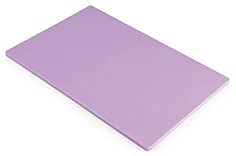 Hygiplas Tabla de cortar LDPE GL295, 450 mm x 300 mm x 12 mm, color morado