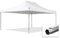 TOOLPORT ALU Pavillon Faltpavillon 4x6m ohne Seitenteile robust und wasserdicht Professional 50mm Partyzelt weiß