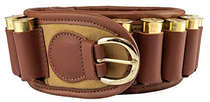JACK PYKE Heavy Duty Cotton Canvas Cartridge Holding Belt Fawn