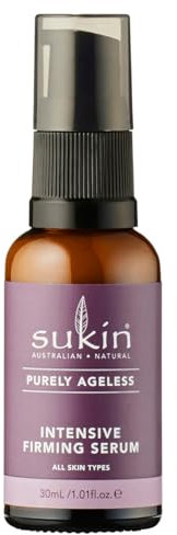 Sukin Purely Ageless Intensive Firming Serum 30ml - with Argon Oil Cocoa Butter & Ribose ; cruelty free & vegan friendly - will target fine lines to firm & refine skin.