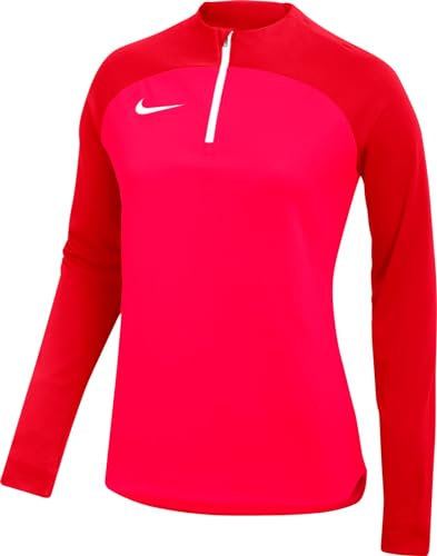 NIKE DH9246-635 W NK DF ACDPR DRIL TOP K Jacket Damen Bright Crimson/University RED/White Größe M