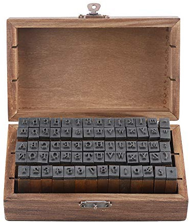 Alphabet-Stempelset - 70-Teiliges Metall-Buchstabenstempel Für Ton, Zahlen, R Stamps, Kleines Stempelset, Buchstaben-Set, Tampons