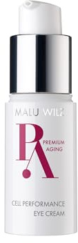 Malu Wilz Premium Aging Cell Performance Eye Cream 15ml I Anti Aging Augencreme gegen Falten und Augenringe I Augenpflege für beanspruchte Augenpartien