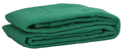 vidaXL Red para Remolque HDPE Verde 2,5x4 m, Red de Carga, Red de Carga de Caja de camión, Red de portón Trasero, Red de Carga para camión