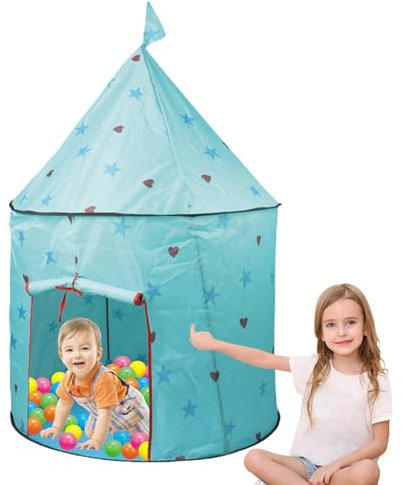 Tienda sensorial cómoda – Tienda sensorial para relajante, fácil de limpiar | Diseño de estrellas de colores y divertidos con 25 bolas, Tienda sensorial para que les