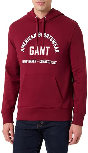 GANT herr Printed Graphic Hoodie Tröja med huva