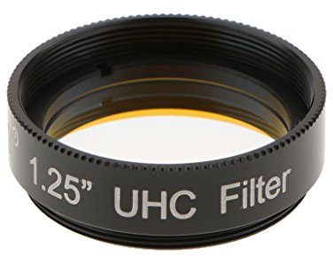 Filtro UHC de contraste ultra alto de 1.25 pulgadas que reduce la contaminación lumínica para telescopio