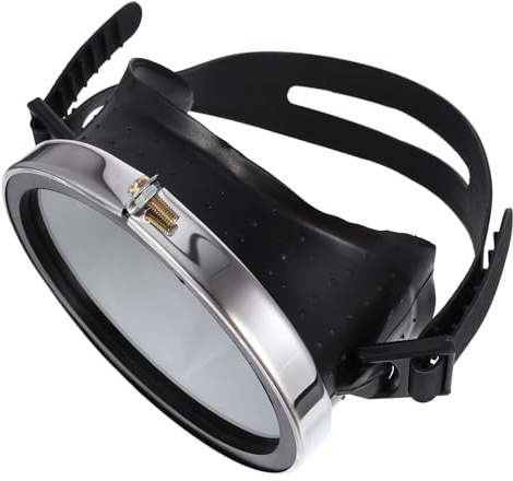 SKISUNO Gafas de Buceo de Vidrio Templado Silicona Ecológica, Diseño Ajustable para Mujer y Hombre, Protección Antifugas para Snorkel y Natación al Aire Libre