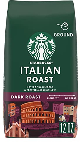 Starbucks Italian Roast Ground Coffee, 12 Ounce