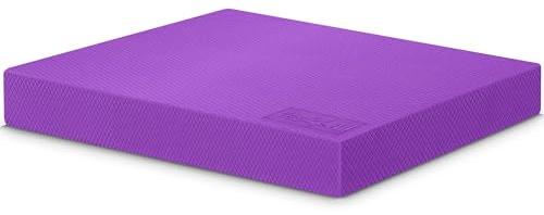 Yes4All Foam Exercise Pad/Balance Pads for Physical Therapy and Balance Exercises, Suitable for Home, Work, Rehabilitation (Purple - Large)