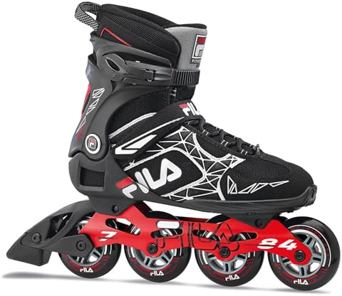 FILA SKATES 010619090 LEGACY PRO 84 Inline skate Men's BLACK/RED Size 12.5