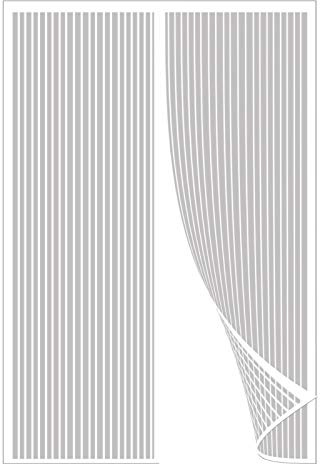 Moustiquaire Porte Fenetre AimantéE, 90x235cm Anti Insectes Mesh Curtain Rideau Anti Mouche Porte sans Outil Installation Facile pour Empêche de Passer Les Moustiques et Autres Bestioles, Blanc A