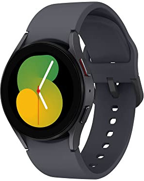 SAMSUNG Smartwatch Galaxy Watch5 LTE, monitoraggio del benessere, fitness tracker, lunga durata della batteria, Bluetooth, grafite, 40 mm [versione italiana]
